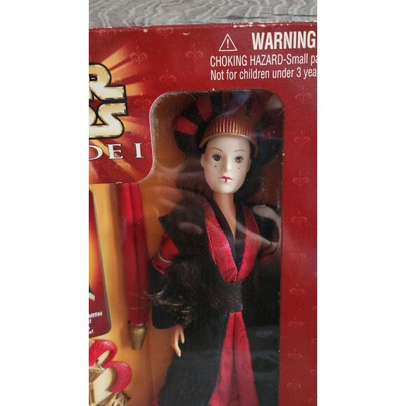 1998 Hasbro Star Wars Episode I 12" Ultimate Hair Queen Amidala Doll Figure - Picture 2 of 6